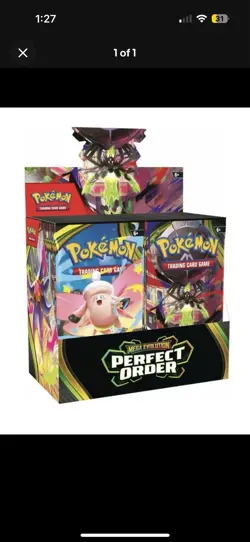 Pokemon TCG: Mega Evolution-Perfect Order Booster Display Box CONFIRMED PRESALE - Image 1