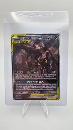 Umbreon & Darkrai GX Tag Team SM241 Holo Black Star Promo Sun Moon NM Pokemon - Image 1