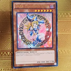 Dark Magician Girl YGLD-ENB03 Ultra Rare Holo NM Yu-Gi-Oh TCG - Image 2