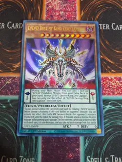 Yu-Gi-Oh! D/D/D Destiny King Zero Laplace GFP2-EN079 Ultra Rare 1st Edition NM - Image 1