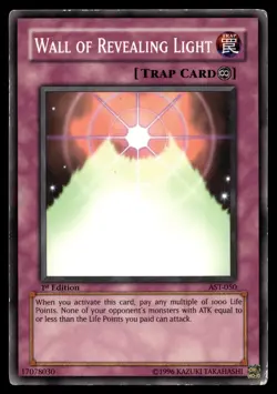 WALL OF REVEALING LIGHT AST-050 COMMON ANCIENT SANCTUARY YU-GI-OH - Image 1