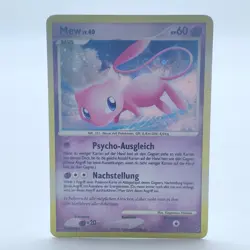 Pokemon TCG Karte - Mew LV. 40 Holo Deutsch 15/132 Ratselhafte Wunder - Image 1