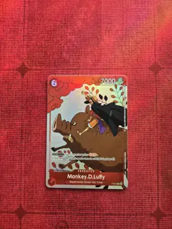 P-001 Monkey D. Luffy (Alt Art) ONE PIECE Card TCG NM English - Image 1