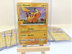 Pokemon Pikachu General Mills 25th Anniversary Stamped Holo Foil Promo Card MINT - Image 2