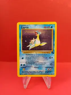 Pokemon Karte/card - Lapras 10/62 Holo - Fossil - Swirl - Excellent+ - Image 1