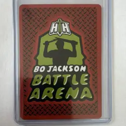 Bo Jackson Battle Arena Maverick Autographed Rookie Inspired Card #135 Fire - Image 2
