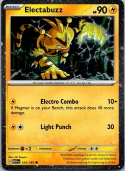 Electabuzz - (Cosmos Holo) Promo Miscellaneous Cards & Products 125/165 NM NM-LP - Image 1