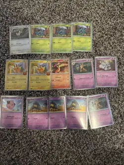 14 Card Pokemon Cosmo Holos With Swirls Lot - Image 1