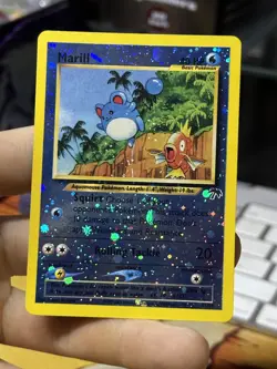 Marill 11/18 Southern Islands 2001 Holo Rare Pokemon Card TCG - Image 3