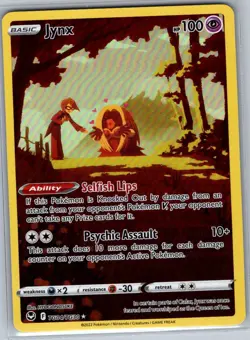 Jynx TG04/TG30 SWSH12: Silver Tempest Trainer Gallery - Pokemon Card - NM - Image 1