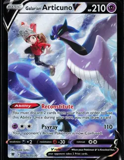 Pokemon Card- Galarian Articuno V Astral Radiance Trainer Gallery #TG16/TG30 - Image 1