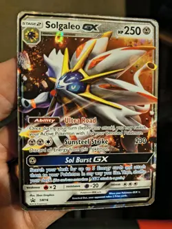 Pokemon TCG Solgaleo GX Black Star Promo SM16 Holo Card - Image 4