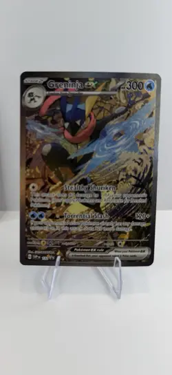 Pokemon TCG Greninja EX 132 Scarlet & Violet Promo Holo Card NM/M Condition - Image 1