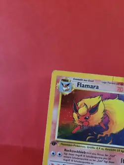 Pokemon Karte/card - Flamara Flareon 3/64 - Jungle - Holo 1. Edition - Played - Image 2