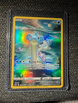 Lapras GG05/GG70 Crown Zenith Galarian Gallery Holo Card Near Mint Condition - Image 1