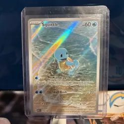 Pokemon Squirtle Holo Card TCG SV Scarlet & Violet 151 Series 170/165 - Image 1