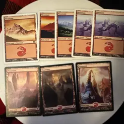 Magic: The Gathering Bulk Basic Land Lot | MTG | 8 - MOUNTAIN 9 & M10 - Image 1