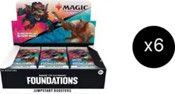 Magic the Gathering FOUNDATIONS 6 BOX JUMPSTART BOOSTER CASE Factory Sealed MTG - Image 1