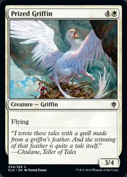 PRIZED GRIFFIN ~mtg NM-M Throne of Eldraine Com x4 - Image 1
