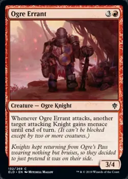OGRE ERRANT ~mtg NM-M Throne of Eldraine Com x4 - Image 1