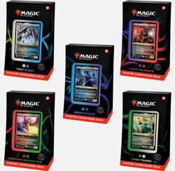 Magic the Gathering STARTER COMMANDER DECK CASE 5 ct display SET MTG - Image 2