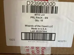 Magic the Gathering LOST CAVERNS OF IXALAN 15 Prerelease Kit CASE Sealed DENTED - Image 1