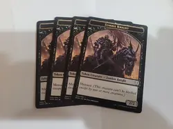 Mtg - Zombie Knight x4 *005/016* - Image 1