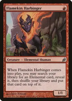 Flamekin Harbinger 1x MtG Lorwyn SP/NM - Image 1