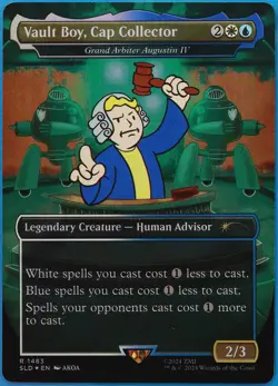 Vault Boy Cap Collector Grand Arbiter Augustin IV (SL Promo) FOIL NM 507904 - Image 1