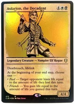 MTG Astarion, the Decadent *SHOWCASE FOIL* Battle for Baldur's Gate 413 NM - Image 1