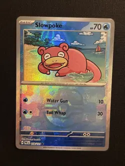 Pokemon TCG Slowpoke Master Ball Pattern 018/131 Sv: Prismatic Evolutions - Image 1