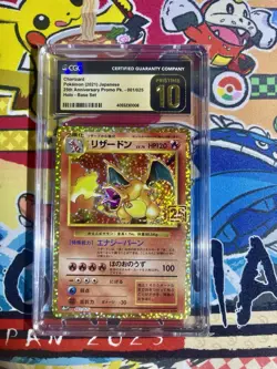 Pokemon 2021 25th Anniversary Promo Base Set Holo Charizard CGC Pristine 10 - Image 1