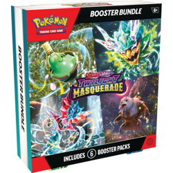 Pokemon TCG Scarlet & Violet Twilight Masquerade Sealed Booster Bundle 6 Pack - Image 1