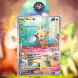 Carte Pokemon Francaise - Ponchiot 154/086 - EV10.5 Flamme Blanche - Image 1