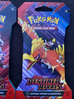 4x Pokemon TCG Scarlet & Violet Destined Rivals Sleeved Packs BRAND NEW Art Set - Image 5