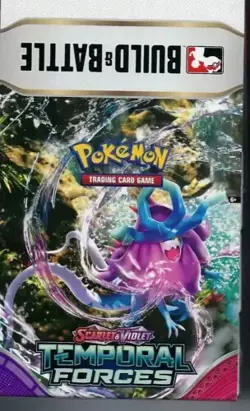 Pokemon Scarlet & Violet Temporal Forces BUILD AND BATTLE DISPLAY BOX 10 ct - Image 1