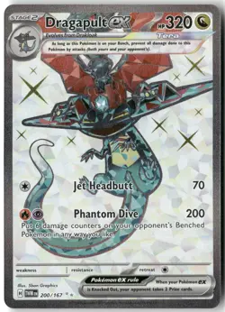 Dragapult ex, Pokemon SV06: Twilight Masquerade Ultra Rare, 200/167 NM - Image 1