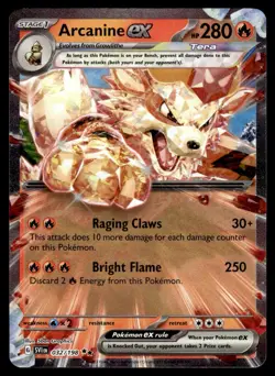 2021 Sword & Shield - Fusion Strike Arcanine Ex Basic/Common #32 - Image 1