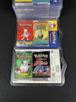 Sealed 2000 Pokemon WOTC 4 Pack Blisters, Team Rocket, Jungle, Base Set, Rare - Image 2