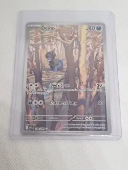 Deino 146/086 Illustration Rare White Flare Pokemon - Image 1