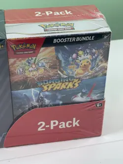 Pokemon TCG Surging Sparks ETB & Booster Bundle Costco 2-Pack NEW Factory Sealed - Image 3