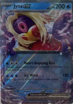 Jynx ex - 124/165 - Double Rare NM, English Pokemon Scarlet & Violet - 151 - Image 1