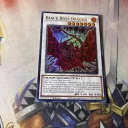YuGiOh! - Black Rose Dragon RA04-EN057 Ultra Rare 1st Edition Near Mint - Image 1