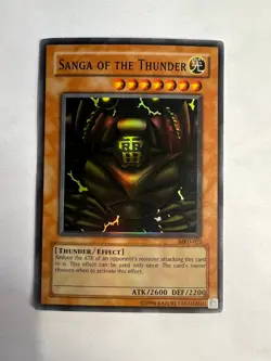 Yu-Gi-Oh! TCG Sanga of the Thunder Metal Raiders MRD-025 Unlimited Super Rare - Image 1