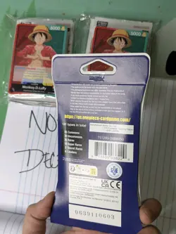 One Piece Card Game Monkey D. Luffy Demo Deck English Edition PRE-ERRATA. ( New) - Image 3