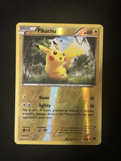 Pokemon Pikachu TCG Reverse Holo Card Breakthrough 48/162 - Image 1