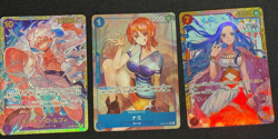 One Piece Card Game TCG OP05-119 SEC Monkey D. Luffy Vivi Nami Bandai Japan - Image 1