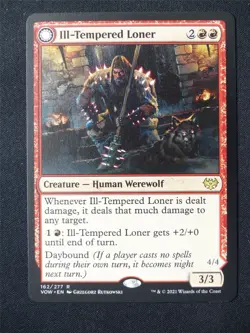 Ill-Tempered Loner - VOW - Mtg Card #5IC - Image 1