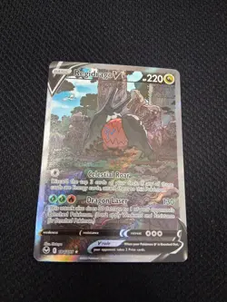 Regidrago V Alternate Art 184/195 Sword & Shield Silver Tempest Pokemon Card - Image 1