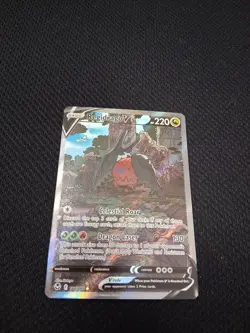Regidrago V Alternate Art 184/195 Sword & Shield Silver Tempest Pokemon Card - Image 3